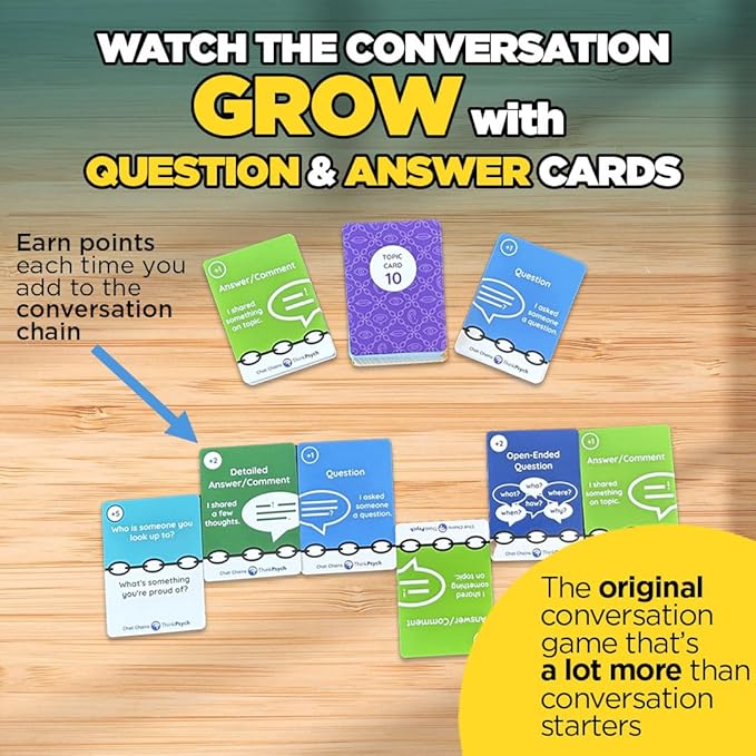 Chat Chains - The Game That Connects Us | Emotional Social Skills Games for Teens | Kids Therapy Games | Ages 8-99 | Fun and Fast | 15 Mins Playtime
