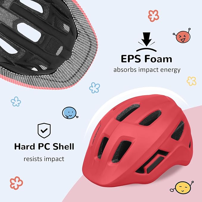 Toddler/Kids Bike Helmet, Adjustable and Multi-Sport, from Infant to Schoolchild, 2 Sizes