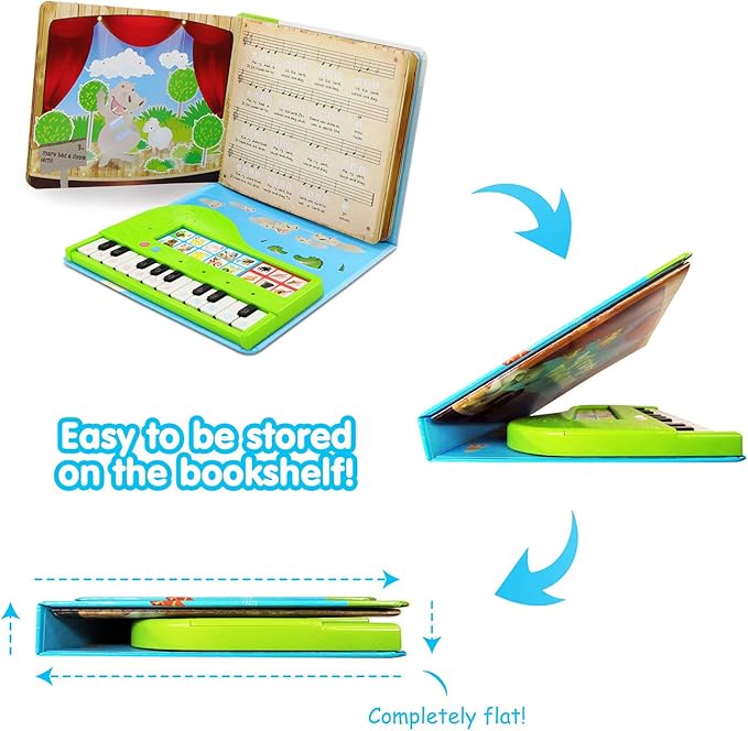 BEST LEARNING My First Piano Book - Educational Musical Toy for Toddlers Kids Ages 3-5 Years - Ideal 3, 4 Year Old Boy or Girl Birthday Present