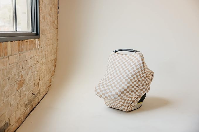 Copper Pearl Multi-Use Cover: Car Seat Covers, Nursing Cover, and Stroller Cover for Sun - Stretchy Fabric, All-Season Use, Stylish Designs, Easy Access for Moms - Rad