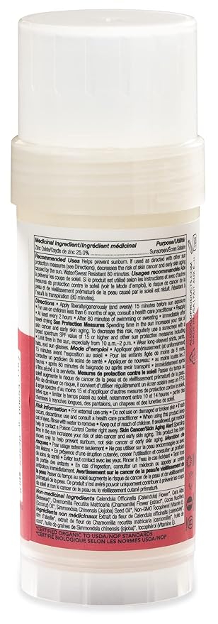 All Good Baby & Kids Mineral Sunscreen Butter Stick for Face, Nose, Ears - UVA/UVB Broad Spectrum SPF 50, Coral Reef Friendly, Water Resistant, Zinc Oxide, Coconut Oil, Beeswax, Vitamin E (2.75 oz)