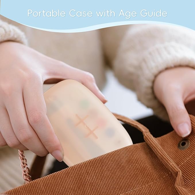 Baby Nail Trimmer Electric, 15 in 1 Baby Nail Clippers for Gentle Nail Care, Rechargeable Baby Nail File Electric with Light &15 Grinding Pads for Infant Toddler, Blue