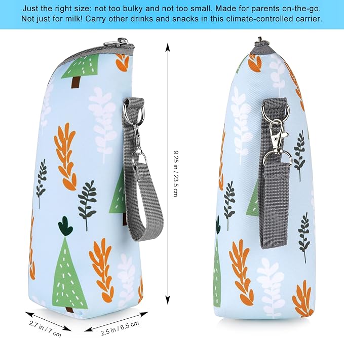 Accmor Baby Bottle Tote Bags, Insulated Breastmilk Cooler Bag, Nursing Bottle Warmer Bag for Nursing Mom Daycare Travel
