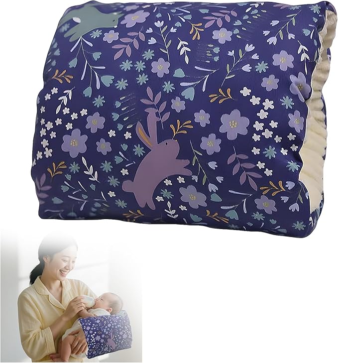 Cozy Cradle Pillow, Cozy Cradle Arm Pillow, Baby Nursing Pillow Head Support Pillow for Breastfeeding Bottle Feeding (Small Gray Fish)