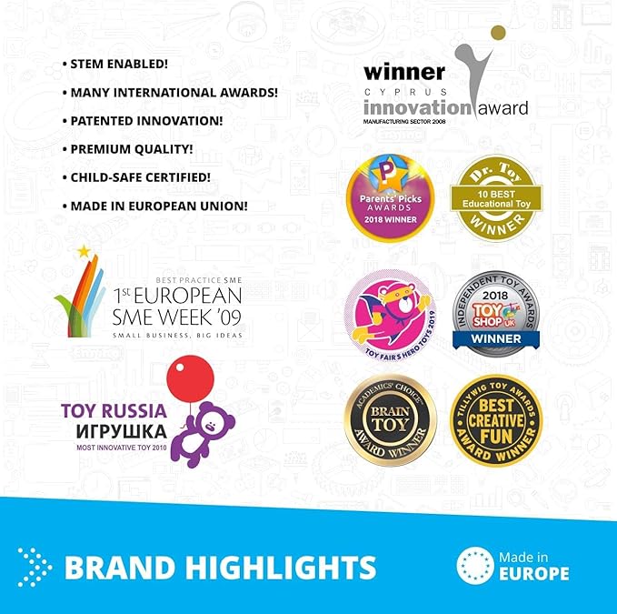 Engino Creative Engineering STEM Toys, 20 Multi Model Set, Building Toys for Kids 7+, Engineering Kit for Inventors, STEM Projects, Creative & Fun Play, Gift for Boys & Girls