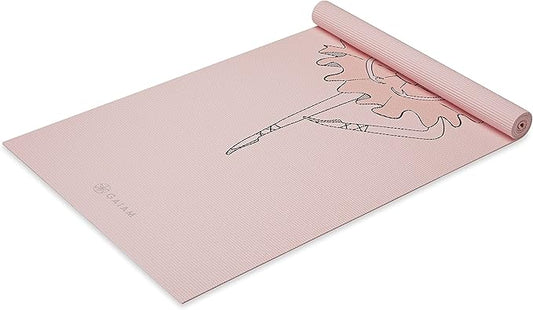 Gaiam Kids Yoga Mat Exercise Mat, Yoga for Kids with Fun Prints - Playtime for Babies, Active & Calm Toddlers and Young Children (60" L x 24" W x 3mm Thick)