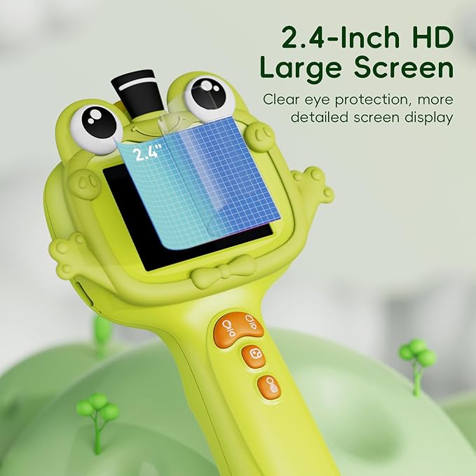 Borescope Camera Toy with Light for Kids - STEM Science Educational Toy for 4 5 6 7 8 9 10 Years Old Boys Girls Birthday Gift, Snake Scope Camera for Outdoor Camping Nature Exploration