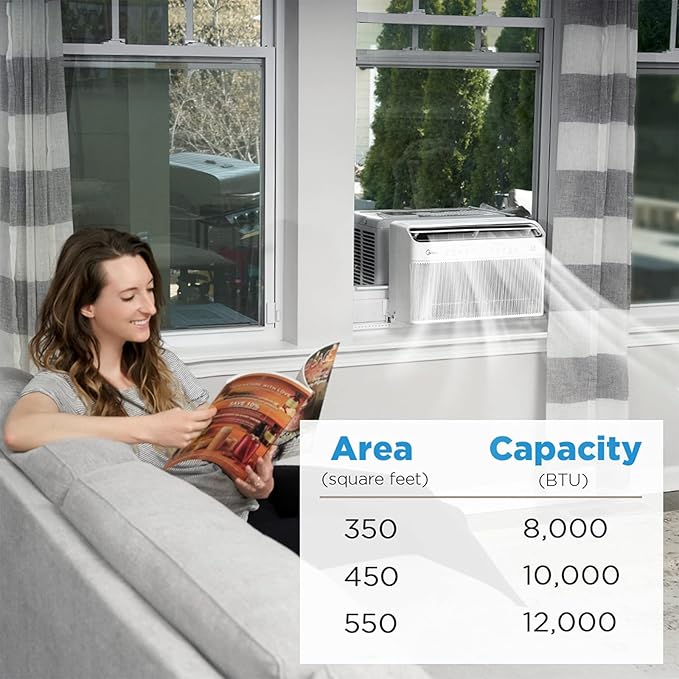 Midea MAW10V1QWT U-Shaped AC Window Air Conditioner