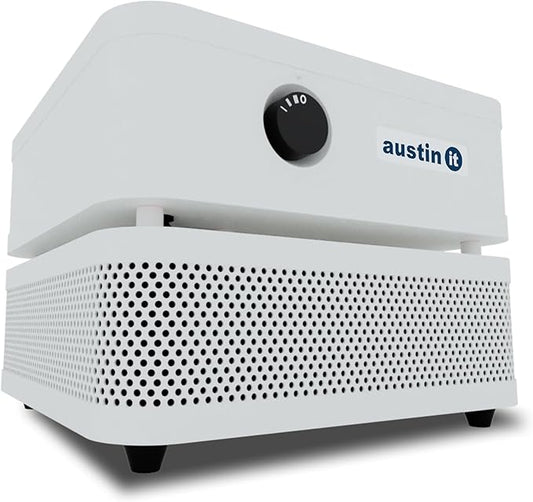Austin Air it Personal Air Purifier - Sleek Allergy Air Purifier for Office & Room - Capturesf Particles Bedroom Purifier Air Filter - Stylish Tabletop Purifier for Dust, Model C100C1