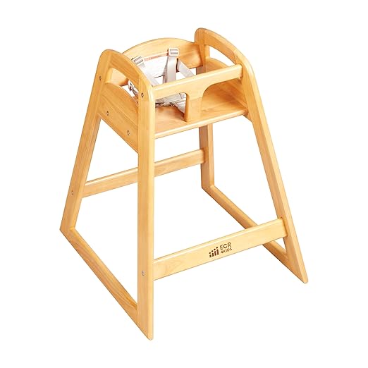 ECR4Kids ASATT High Chair, Toddler Chair, Honey