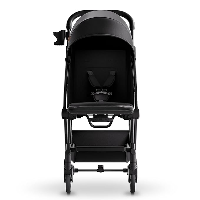 Mompush Lithe V2 Lightweight Travel Stroller, Compact Foldable Baby Stroller with Travel Bag, One-Hand Fold Stroller, Snack Tray, Mechanical Recline Seat, Airplane-Ready, Organizer & Rain Cover