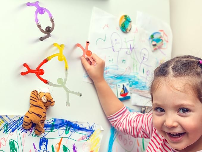 60 Pcs Magnetic-Toys-Men-People, Magnets for Kids Travel Toys, for Refrigerator Magnets, Office, Whiteboard Decoration