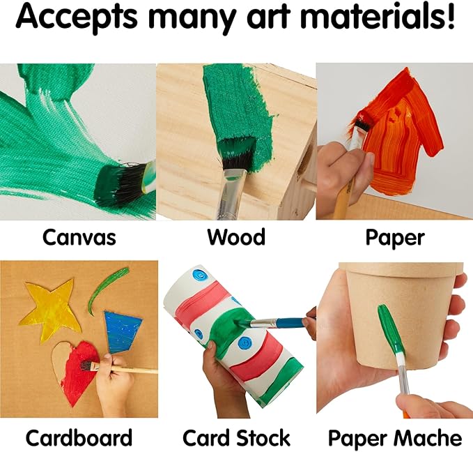 Colorations Paraben-Free Washable Tempera Paint for Kids - 1 Gallon Value Size, Vibrant Green. Non-Toxic and Made in the USA, Classroom Must Haves, Bulk Arts and Crafts Supplies