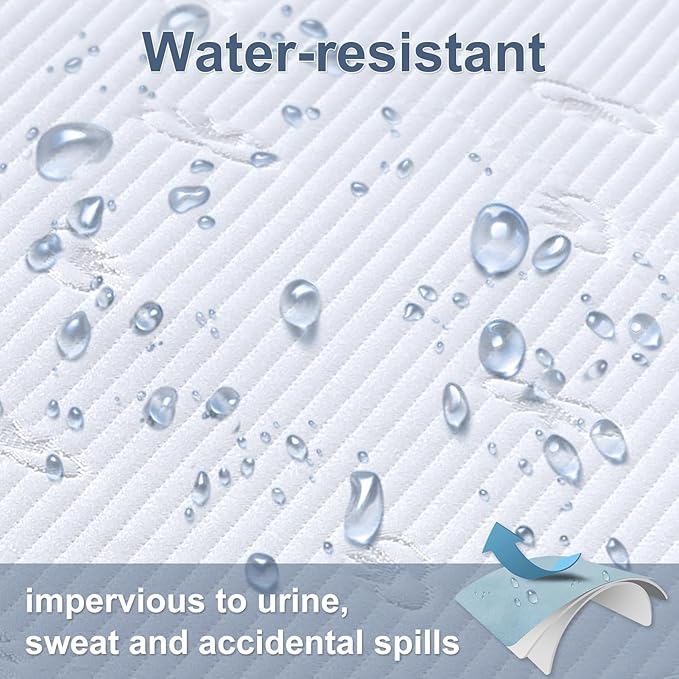 Baby Bassinet Mattress 47x 23.6 inches- Firm Support and Comfort Premium Foam,Noiseless and Odorless,Hypoallergenic Small Crib Mattress, Fits Moses Basket, Dual Sided with Soft Breathable Fabric