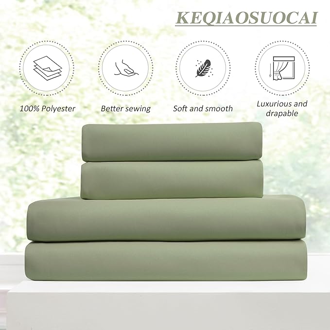 Blackout Curtains 92 Inches Long 2 Panels Set, Pinch Pleated with Hooks Track System Darkening Custom Cabin Accordion Style Window Drapes for Living Room(2 Pieces,40 x 92 Inch, Sage Green)