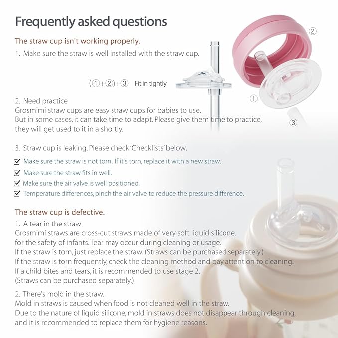 GROSMIMI Spill Proof no Spill Magic Sippy Cup with Straw with Handle for Baby and Toddlers, Customizable, PPSU, BPA Free 10 oz (Aqua green)