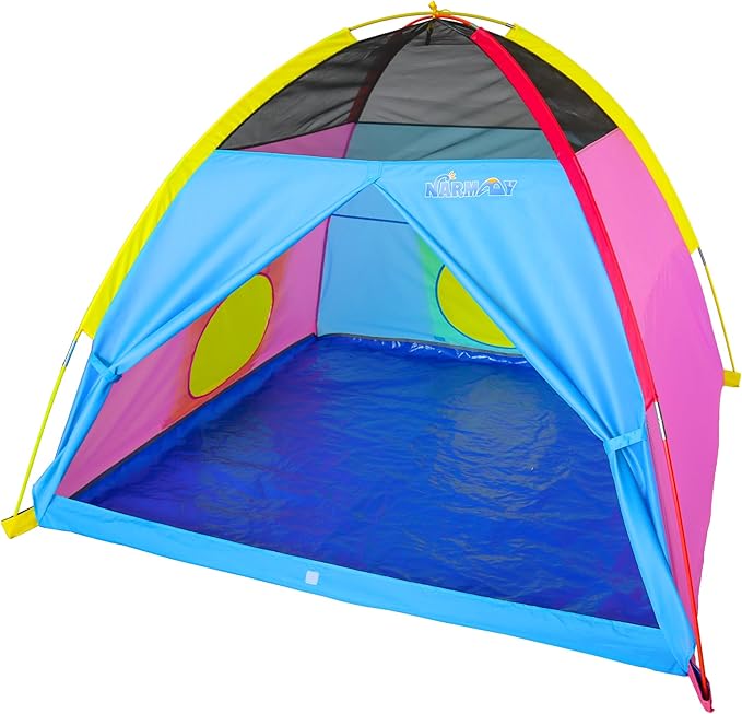NARMAY® Play Tent Easy Joy Dome Tent for Kids Indoor/Outdoor Fun - 60 x 60 x 44 inch