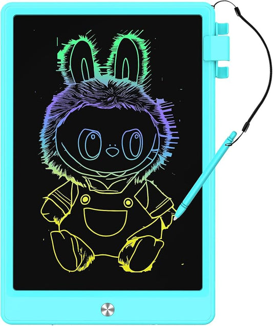 8.5 Inch LCD Writing Tablet for Kids, Colorful Toddler Doodle Board - Erasable Drawing Pad, Educational Learning Toy for Ages 3-8 - Valentine's Day Christmas Birthday Gifts (8.5 Inch, Blue)
