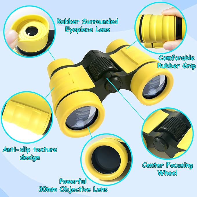 ESSENSON Kids Explorer Kit - Adventure Kit for Kids, Outdoor Explorer Kit with Binoculars, Summer Outdoor Toys for Kids Ages 4-8