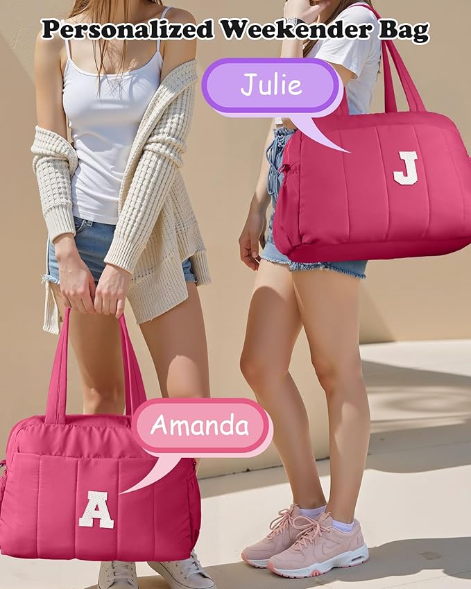 Dance Bag, Kid Weekender Bags，Girl Overnight Bag with Wet Pocket，Lightweight Travel Tote Personalized Cheer Bags with Makeup Pouch-14 Year Old Girl Birthday Gifts