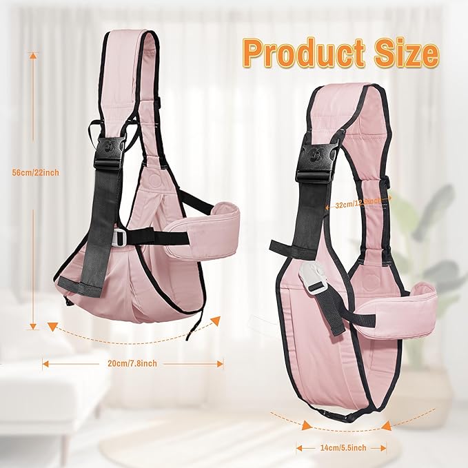 Baby Carrier Newborn to Toddler,Adjustable Baby Sling Carrier,Comfortable and Lightweight Toddler Carrier for 25-60 lbs,Ideal for Shopping Travelling