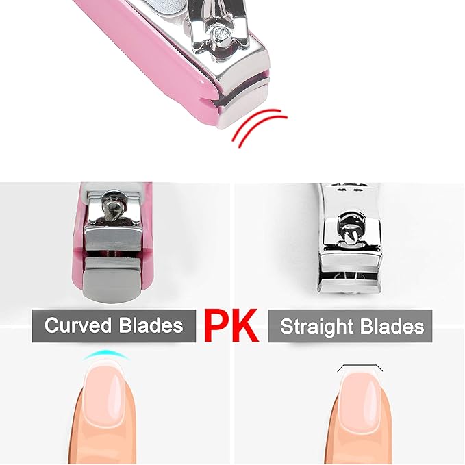 PAFASON Baby Safety Nail Clipper Cutter Trimmer with Nail Catcher and Baby Glass Nail File, Czech Float Glass, Stainless Steel Ideal Gift for Young Children Infant, Newborns Toddlers