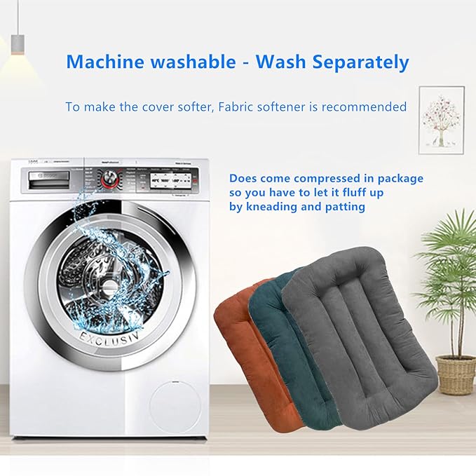 Baby Lounger for Newborn,Baby Nest for Newborn Soft Cotton Breathable for Playtime & Relaxation,Flat Babies Essentials Gifts Newborn Lounger for Boys & Girls 0-12 Months(Misty Blue)