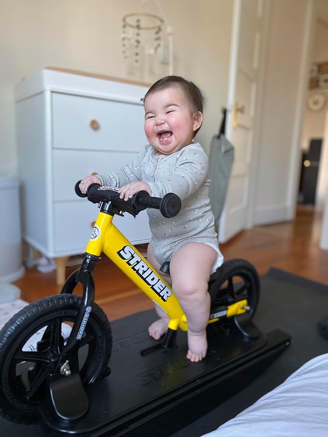Strider 12” - Helps Teach Baby How to Ride a Balance Bicycle - for Kids 6 Months to 4 Years - Easy Assembly & Adjustments