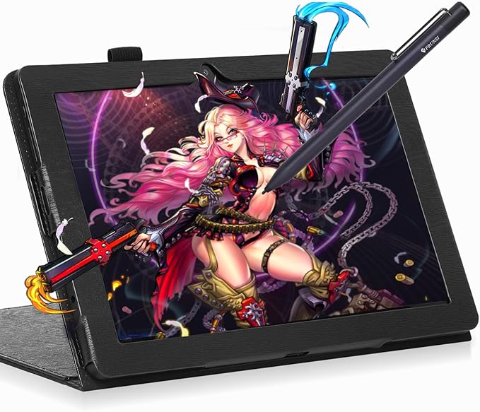 T11 Pro Standalone Drawing Tablet with Screen,10.1 inch FHD Display,No Computer Needed,Octa-Core CPU,Pre-Installed Drawing Apps & Tutorials,More Bonus Items for Beginners, Artists, Students