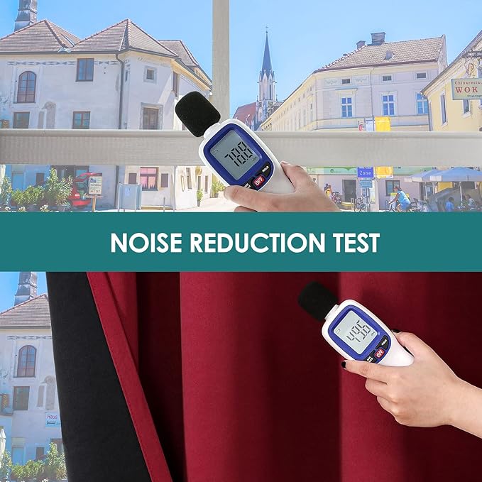 ChrisDowa 100% Blackout Curtains 63 inch Long for Bedroom with Black Liner, Extra Wide 2 Thick Layers Total Blackout Thermal Insulated Grommet Window Curtains 2 Panels Set (Burgundy, 60 x 63 Inch)