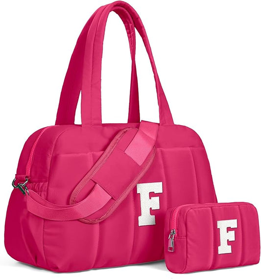 Dance Bag, Kid Weekender Bags，10 Year Old Girl Birthday Gifts-Girl Overnight Bag with Wet Pocket，Lightweight Travel Tote Personalized Cheer Bags with Makeup Pouch