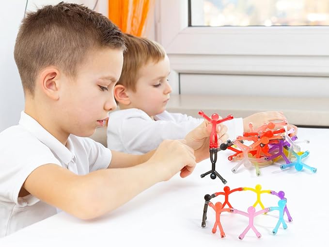 60 Pcs Magnetic-Toys-Men-People, Magnets for Kids Travel Toys, for Refrigerator Magnets, Office, Whiteboard Decoration