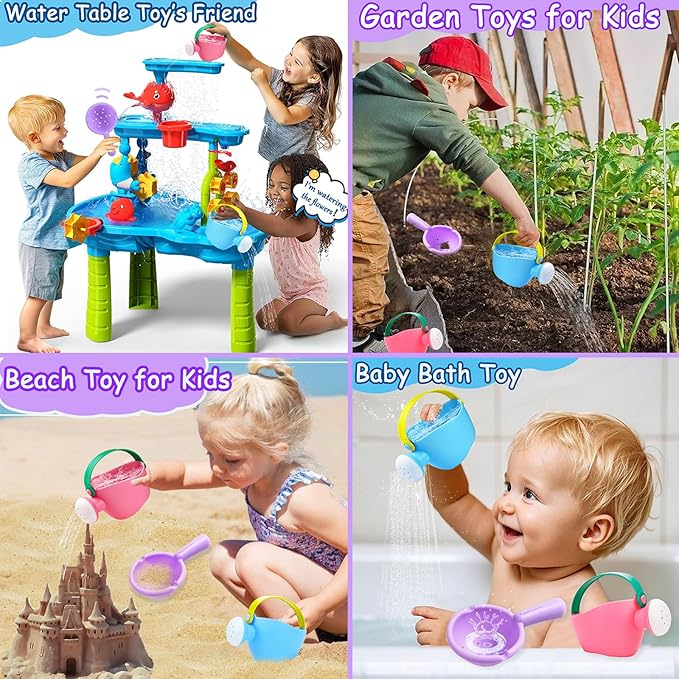 Baby Bath Toys for Kids Ages 1-3 3Pcs Toddler Bath Pool Toys for 1-3 2-4 Water Can Bathtub Pool Water Table Beach Toys Baby Gifts (Small Hand)