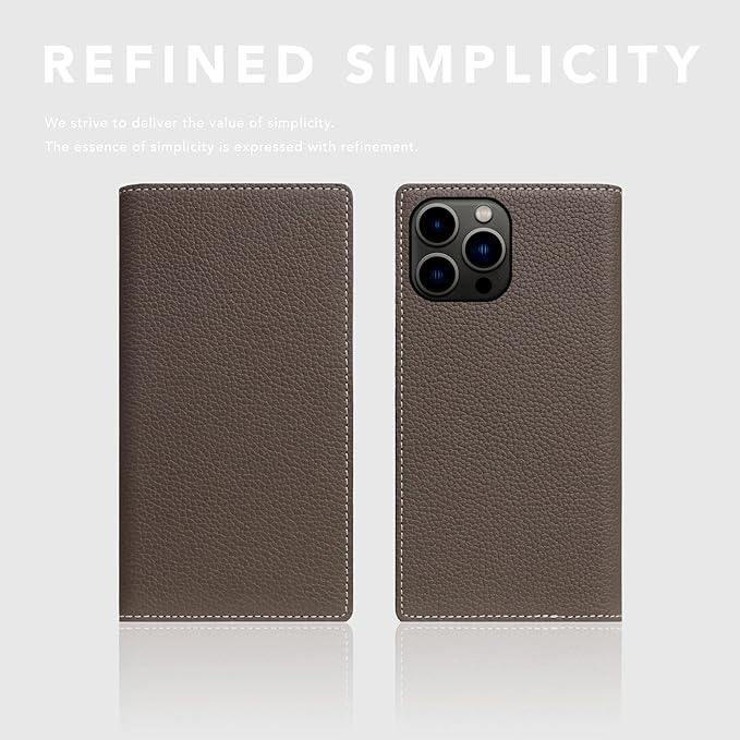 D8 Full Grain Leather Wallet Case for iPhone 15 Pro Max - [2-in-1] Handcrafted Detachable Diary Style with Magnetic MagSafe Back Cover, Gift Box Included (Etoffe Cream)