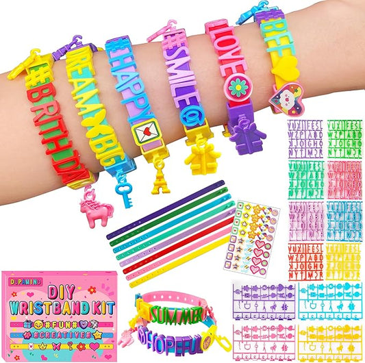 Friendship Bracelet Making Kit for Girls, Art & Craft Kits for Kids, DIY Jewelry Making with Charm & Stickers, Birthday Gifts for Ages 5-12, Toys for Ages 5, 6, 7, 8, 9, 10, 11, 12 Years Old