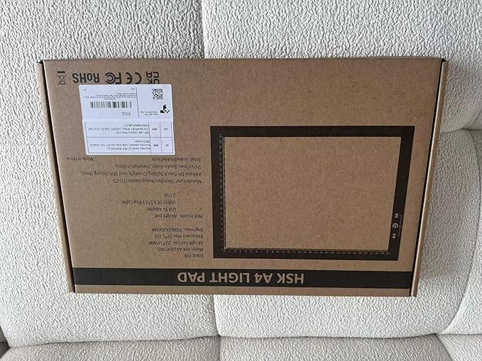 HSK A4 Artist tracing Light Box Copy Table,USB Power Dimmerable 7000 Lux Lock Button Artcraft Light Pad for Tatto Drawing, Sketching, Animation,Diamond Painting