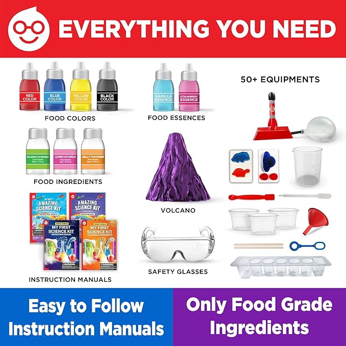 Doctor Jupiter My First Science Gift Set for Kids Ages 4+ | Set of My First Science Kit & Amazing Science Kit | Birthday Gift Ideas for 4-5-6-7-8 Year Old Boys & Girls | STEM Learning & Education Toys