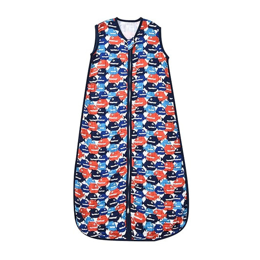 Baby Sleep Sack 2-4 T Boys & Girls Wearable Blanket 100% Organic Cotton 0.5 TOG Toddler Sleeping Sack 2- Way Zipper X-Large