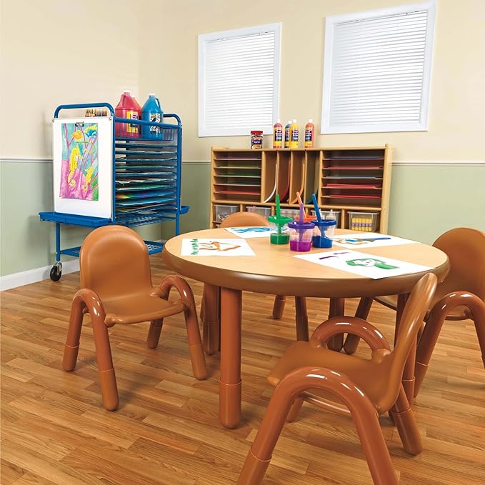 Angeles Value Line Multi-Section Storage, Classroom Shelves and Daycare Furniture, Construction Paper Organizer, 48" L x 12" W x 36" H