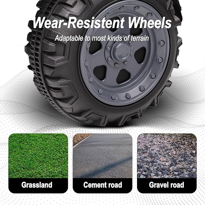 Kids ATV 4 Wheeler, 6V Ride-On Toy for Toddlers 1-3 Boys & Girls with Music, Forward & Reverse - Green