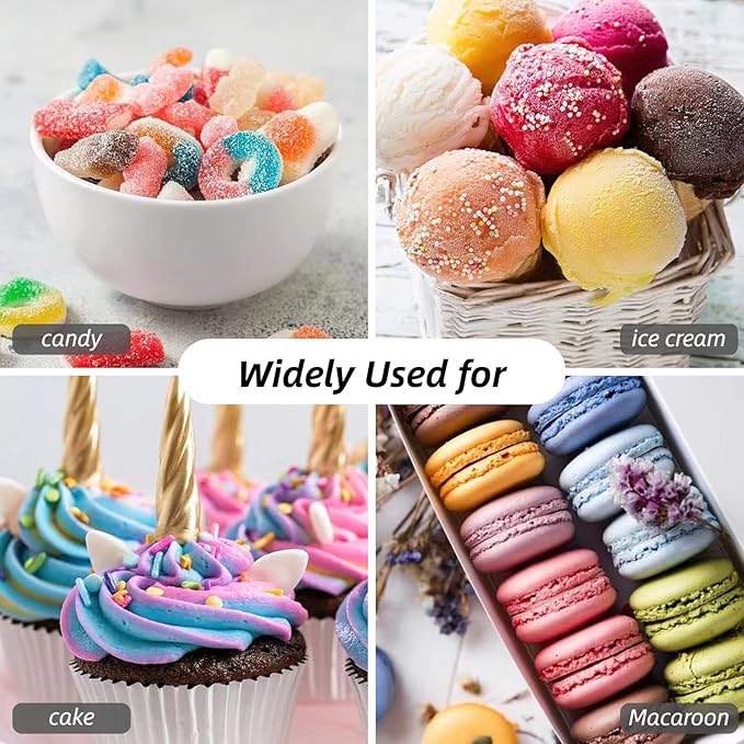 Gel Food Coloring Easter Egg Dye Kit - Shanlinly 10 Colors Gel Based Flavorless Edible Food Color Dye Vibrant Neon Icing Color for Cake Decorating Baking Macaron Frosting Fondant Cookie (6ml/Bottles)