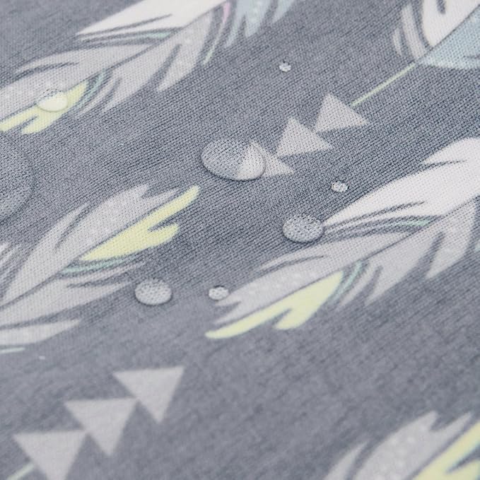 ALVABABY 2pcs Cloth Diaper Wet Dry Bags Waterproof Reusable with Two Zippered Pockets Travel Beach Pool Daycare Soiled Baby Items Yoga Gym Bag for Swimsuits or Wet Clothes L0821