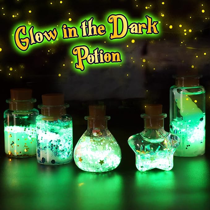 Fairy Magic Kit for Kids with 22PCS Potion Bottles, Potions Making Craft Kit - Gift for Christmas, Birthday, Creative Art Craft Toys for Girls Boys 6 7 8 9 10 12 Year Old