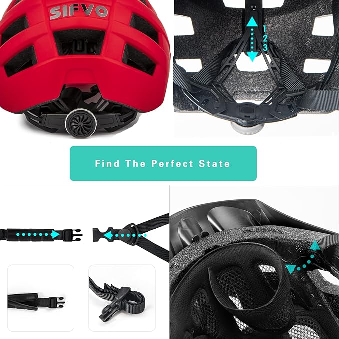 Kids Bike Helmet, SIFVO Kids Helmet 8+ Boys and Girls Bike Helmet with Cool Visor, Bike Helmets for Kids, Youth Bike Helmet Kids Mountain Bike Helmet Lightweight and Sturdy【55-58cm】