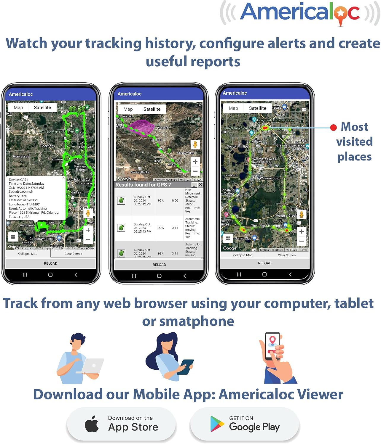 Mini Seven GPS Tracker – Includes 4 Months of Free Service. Ultra-Long Battery. Vehicles, Assets & People. Rechargeable. Magnetic.
