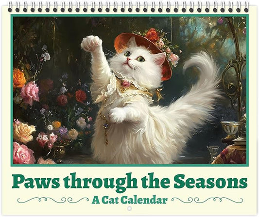 GuassLee Cat Vertical Wall Calendar 2025, 19-Months Aesthetic Hanging Wall Calendar Jun. 2025 to Dec. 2026, 14" x 23" Monthly Planner Cat Kitten with Thick Paper for Office Home Wall Decor Organizing