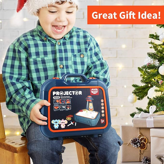 Drawing Kit 4-6, Drawing Projector for Kids, Art Sketch Projector Drawing and Tracing Include 64 Projection Image, Color Pen, Drawing Stencil, Kids Learn How to Draw Toys Set for Boys Girl Ages 3-5