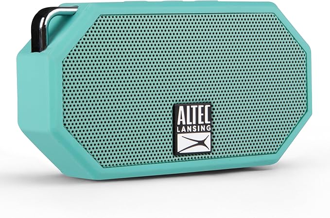 Altec Lansing Mini H2O - Waterproof Bluetooth Speaker, IP67 Certified & Floats in Water, Compact & Portable Speaker for Hiking, Camping, Pool, and Beach
