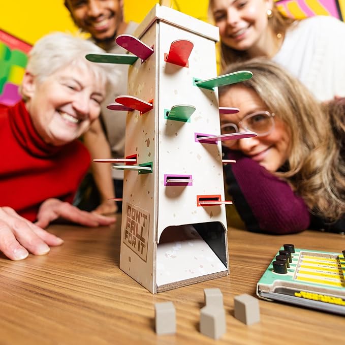 Don't Fall for It – Fun Trivia Board Game Age 3+ for Families and Kids | Hilarious Family Game for All Ages | 2+ Players, Portable and Easy to Play