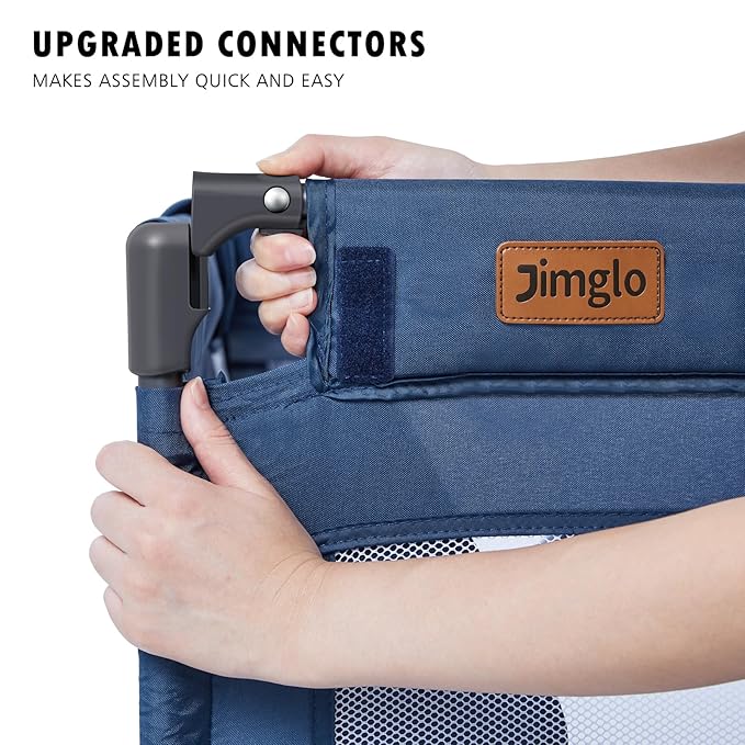 Baby Playpen Foldable, Playard for Babies and Toddlers, Portable Playpen Activity Center with 50 Balls+2 Handles for Travel, Indoor & Outdoor Play Pen with Mesh 50''x50''